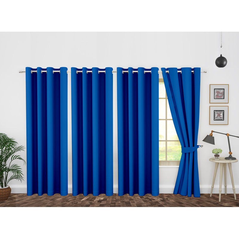Blackout Curtain, 46" x 63", Royal Blue