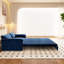 66 " Velvet Sleeper Sofa Reclining-219602511