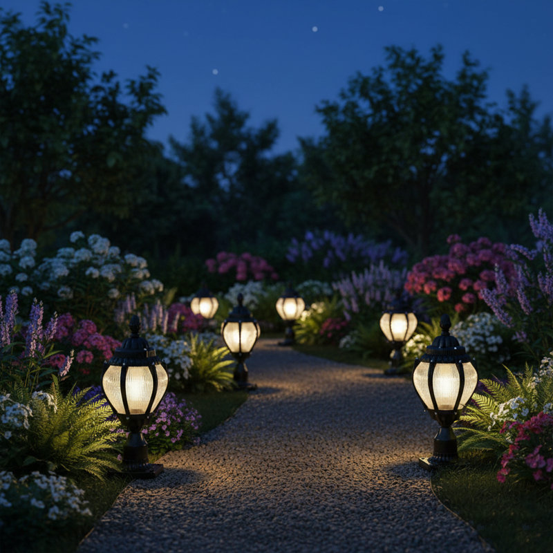 Windsor 1-Light Ornate Garden Pedestal