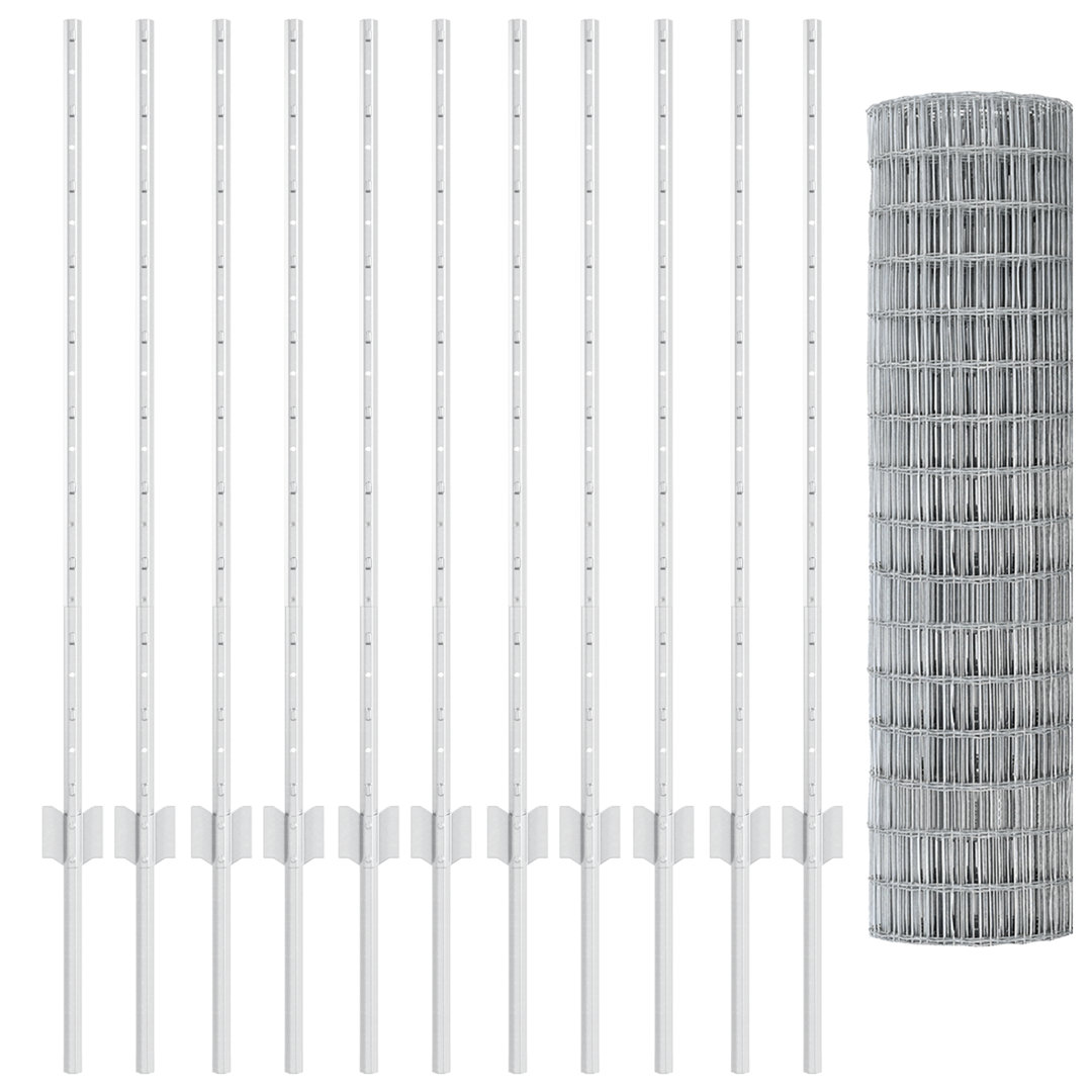 Euro Fence With 22 U Posts Steel