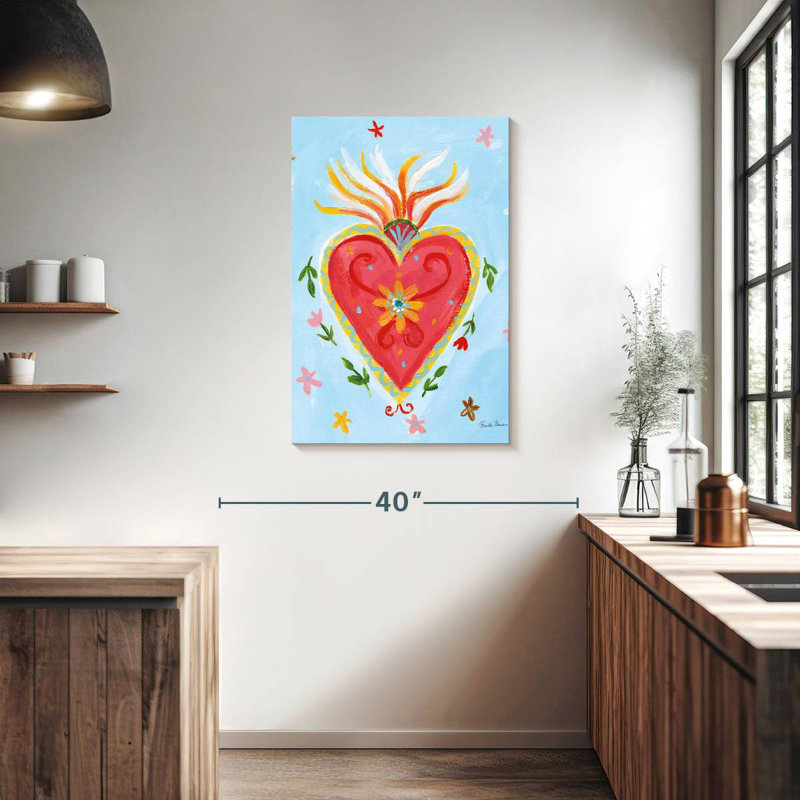 Hardie Frida's Heart I, 36" H x 24" W