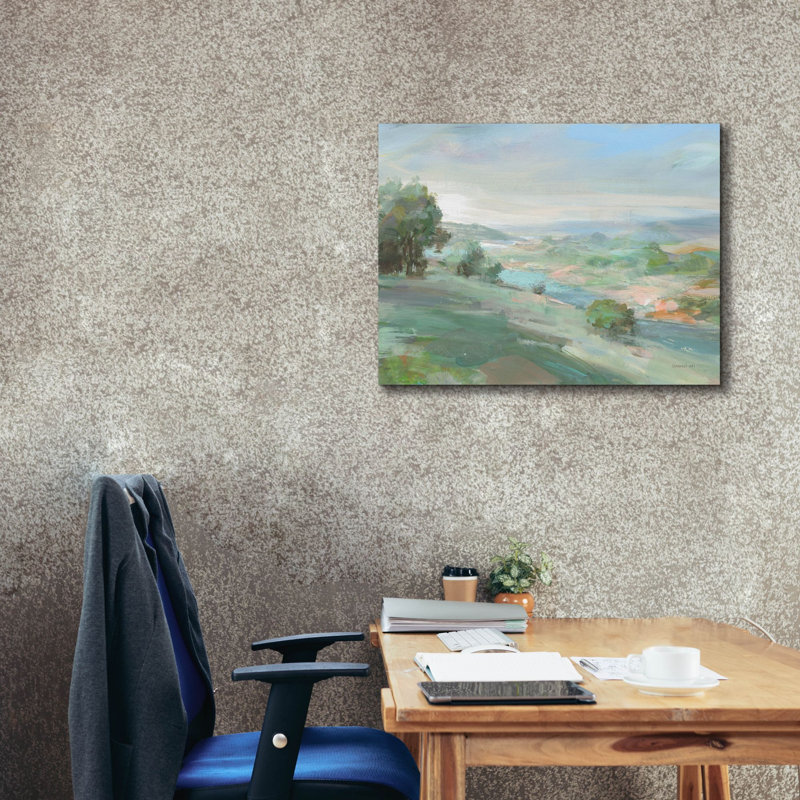 «Valley In Sunshine» par Danhui Nai, art mural sur toile, H 26 po x l 34 po