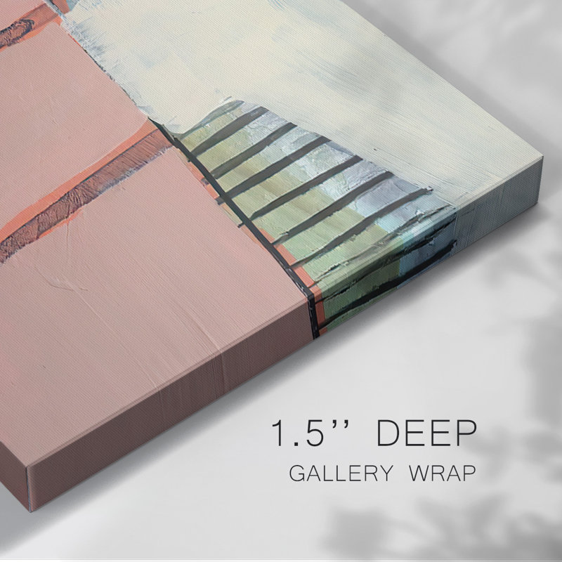 Over, Under & Through IV-Gallery Wrapped Canvas, 18" H x 27" W