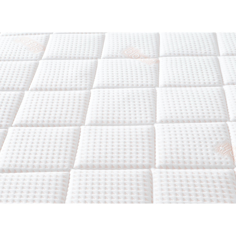 12” Hybrid Mattress – Rock Salt Infused Quilted Cover – Made in NJ – Individually Pocketed Coils & CertiPUR-US Foam – Fiberglass-Free – Bed in a Box