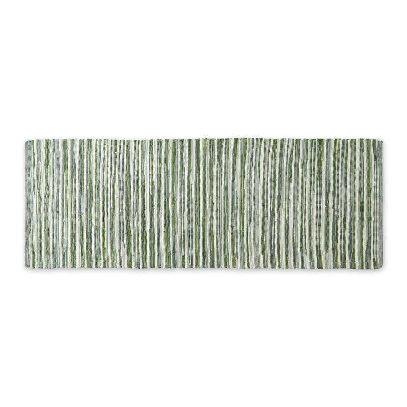 TAPIS CHINDI EN COTON JADÉTE SLIM 4X6, Rectangle 2 pi 3 po x 6 pi