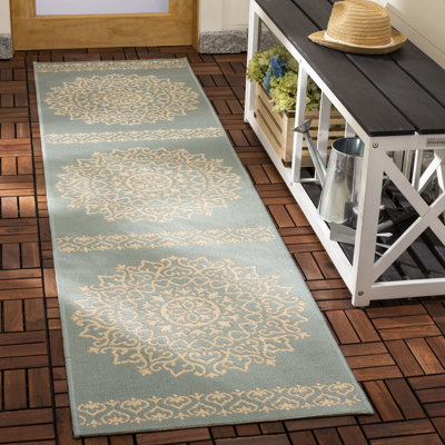Frankee Performance Floral Indoor/Outdoor Area Rug