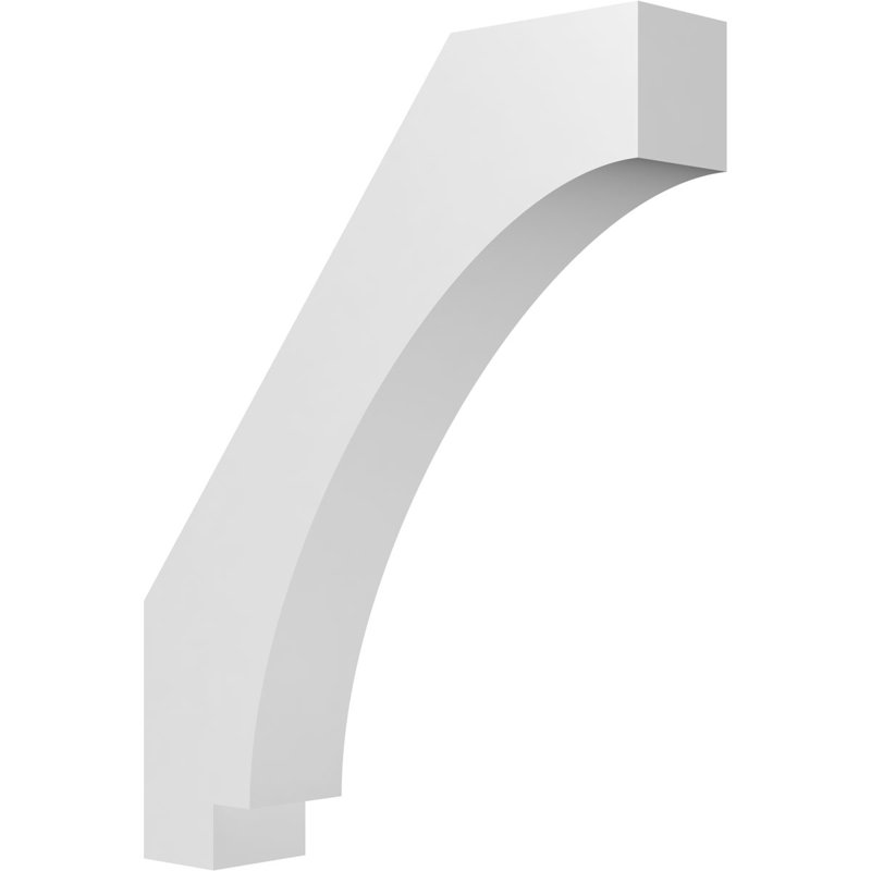 Attelle de genou en PVC de qualité architecturale 3 po x P 14 po x H 18 po, H 18 po x l 3 po x P 14 po