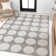 Tapis gris clair / crème Edden