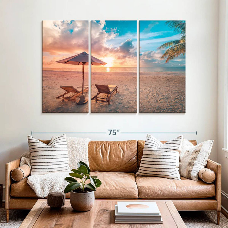Gillard Beach Sunset Time, 42" H x 65" W