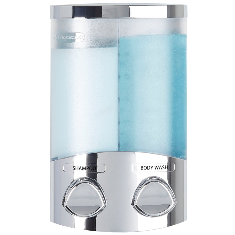 Distributeur de savon Euro Duo, Chrome