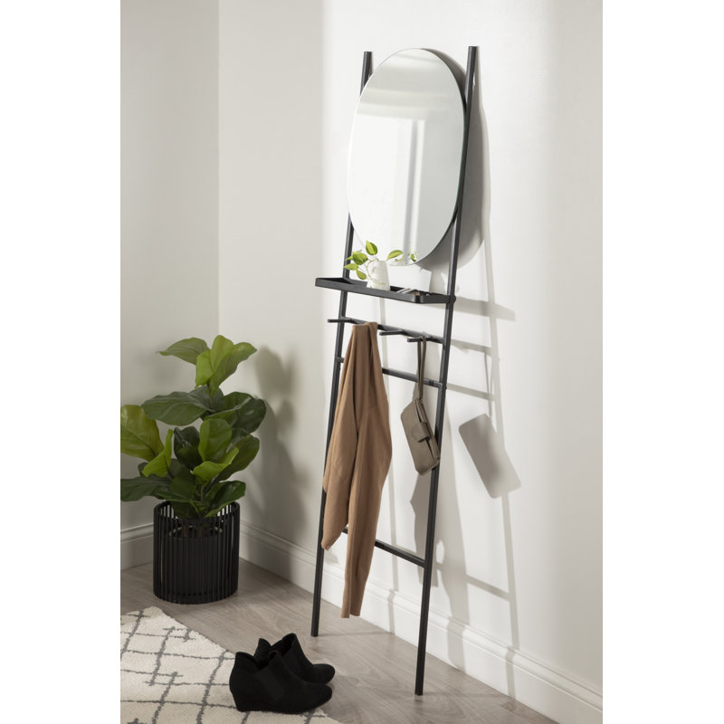 Miroir de salle de bain Vesey, Noir