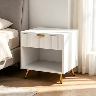 50 cm W Bedside Table