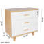 Commode décorative 3 tiroirs