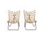 2 chaises - brun pour les chaises d'extérieur 2 décor