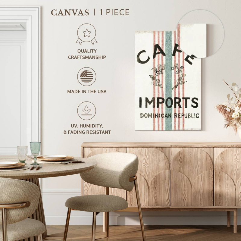 Wake Me Up Coffee Sack II Wall Sign, H 36 po x l 24 po