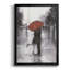 Toile encadrée «Caught In The Rain» de qualité supérieure - prête à être accrochée-1432999050-1432999051