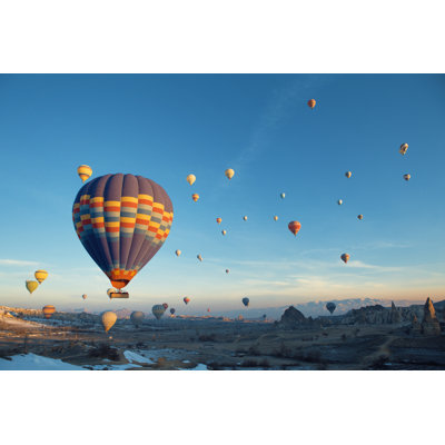 Hot Air Balloons by Cihatatceken - Wrapped Canvas Print
