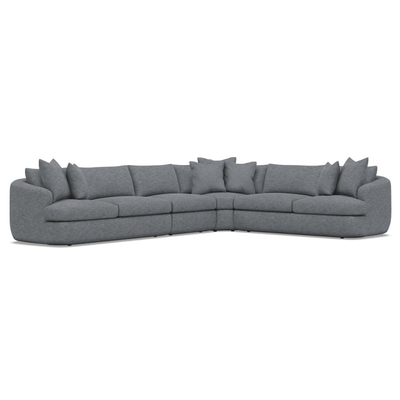 Jules Fabric 4 Pc Sectional, 5555-011