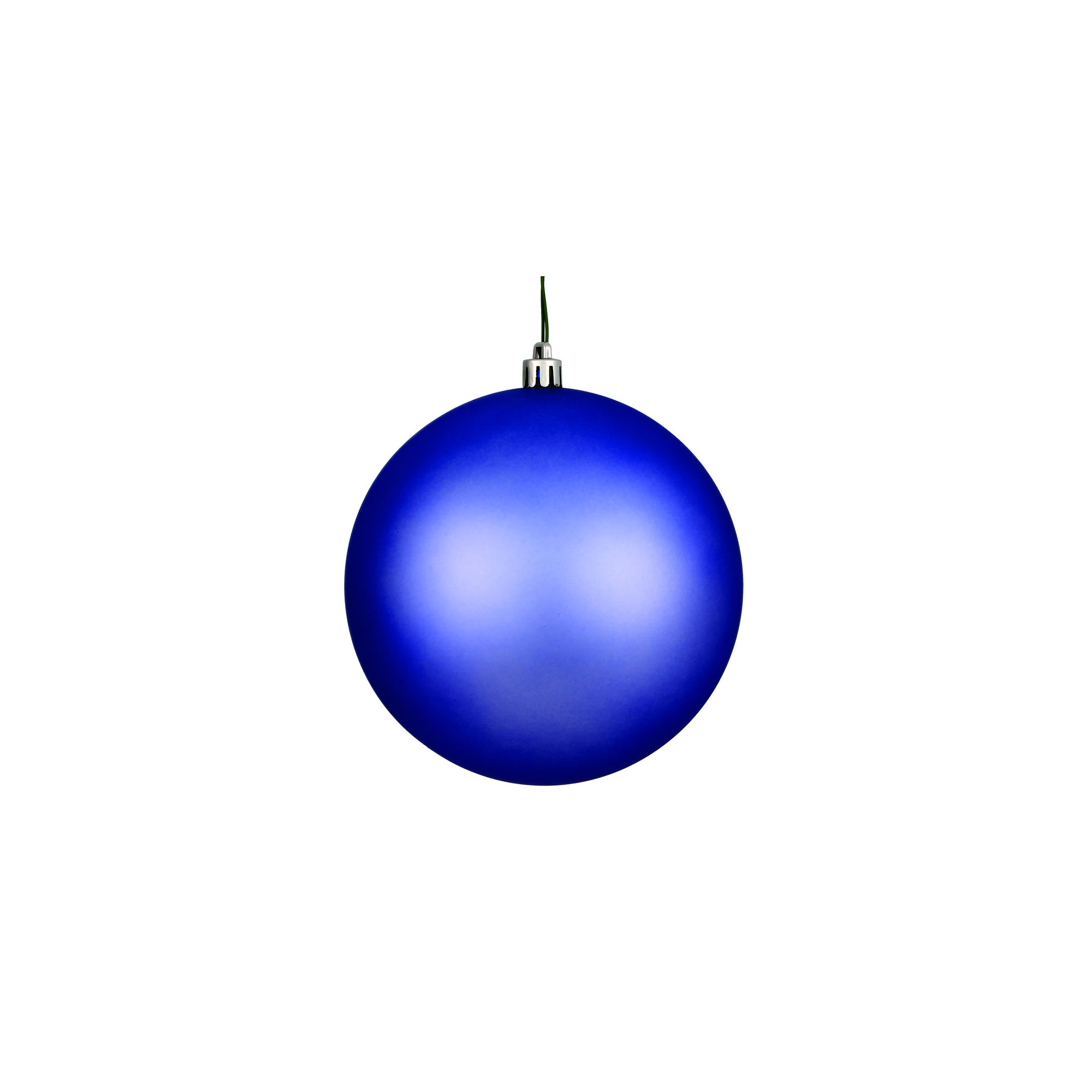 Holiday Solid Ball Ornament, Periwinkle 1, 6" H x 6" W x 6" D