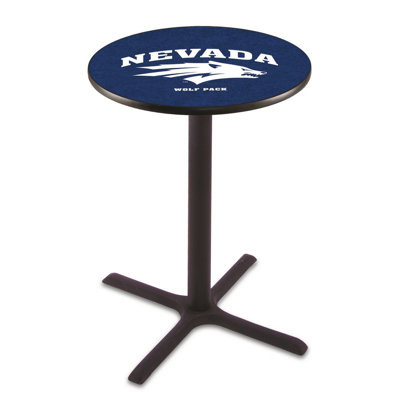 NCAA Round Metal Base Dining Table