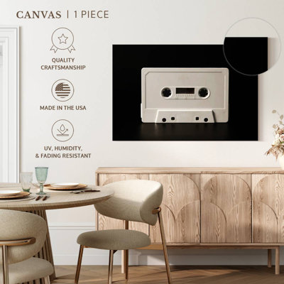 Abarca White Audio Cassette Tape