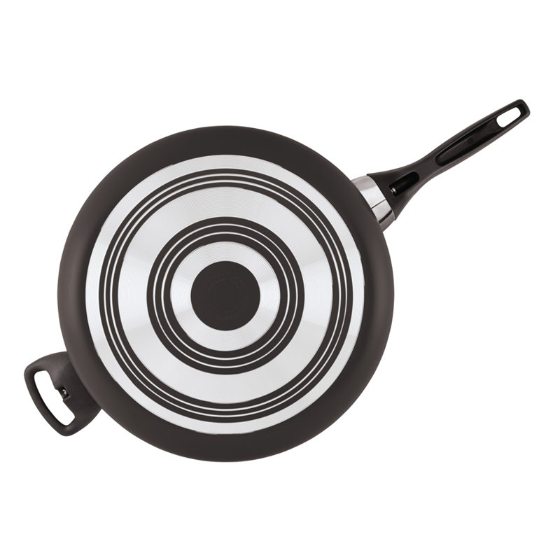 Farberware Black Nonstick Aluminum 6-Quart Jumbo Cooker with Lid