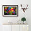 Multi-Coloured Rainbow Roses - Picture Frame Graphic Art Print-56861123-56861126