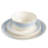 Martha Stewart Perry Street 12 Piece Stoneware Dinnerware Set in Light Blue