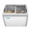 Glass Top Commercial Ice Cream Display Freezer
