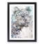 The Portrait of a Cheetah in Abstract - Picture Frame Painting Print-55763401-55763400