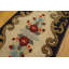 Antique 19th Century American Folk Art Floral Pattern Hooked Rug