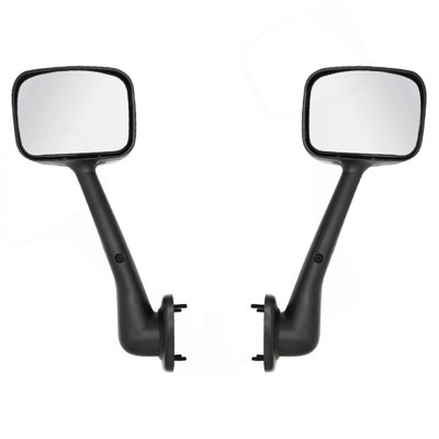 Chrome Hood Mirrors Compatible With Freightliner Cascadia 2008-2016 Pair