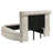 Sonya Upholstered Queen Round Storage Bed Ivory-114414227