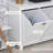 Tilt-Out Laundry Sorter Bathroom Cabinet, White-1910098751