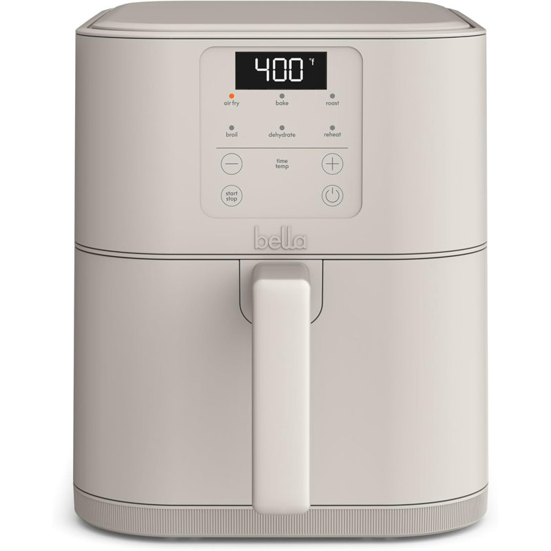 Bella Slim 6.0 QT Air Fryer, Slate, Slate