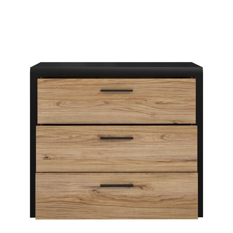 Celes 101cm W 3 - Drawer Chest of Drawers