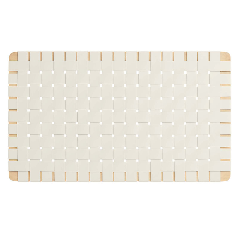 Modway Sparta Solid Wood Headboard, Beige, Twin