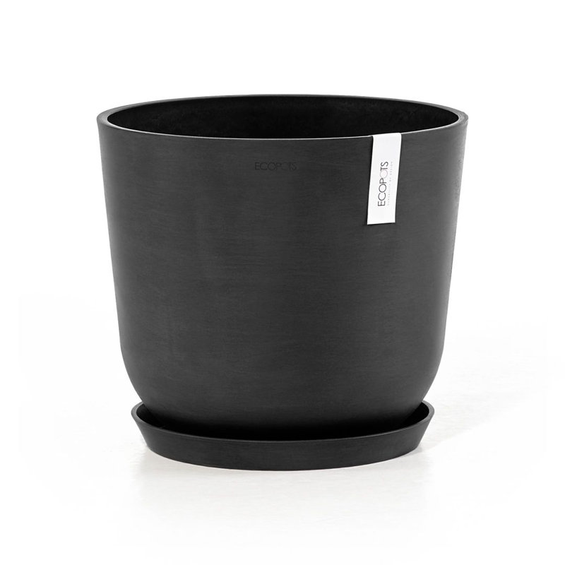 Jardinières en pot, Gris foncé, H 13,78 po x l 13,78 po x P 12,01 po