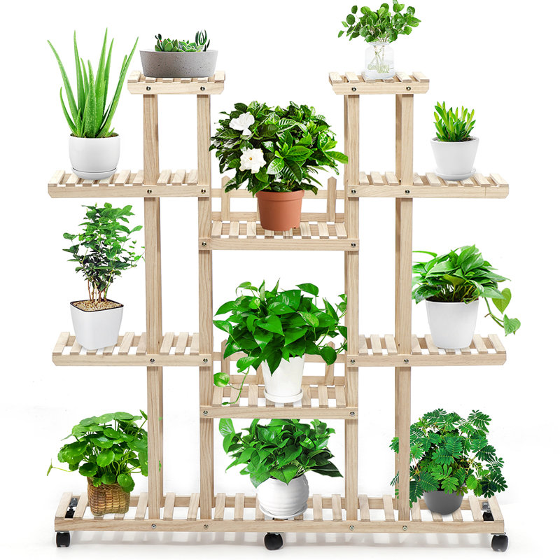 Plant Stand, Beige