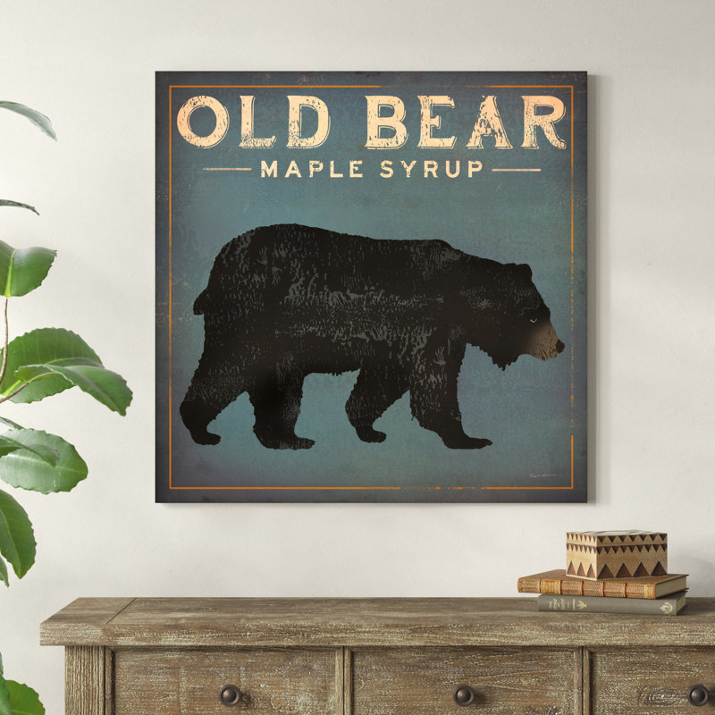 " Old Bear " by Ryan Fowler, 36" H x 36" W x 1.25" D