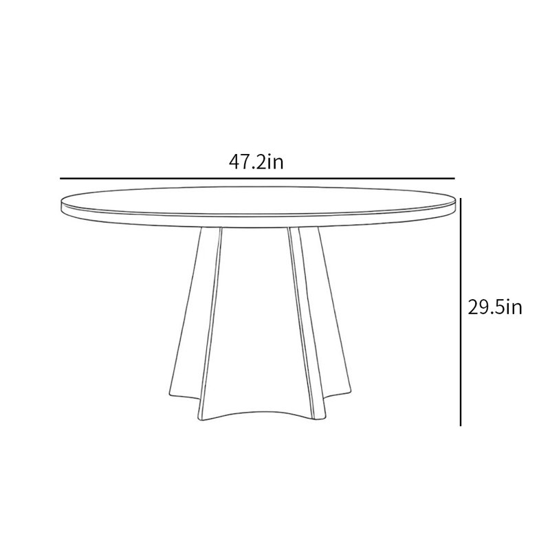 Rovshana, 29.5"H x 47.2"L x 47.2"W