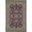 Wool Oriental Area Rug in Brown/Purple