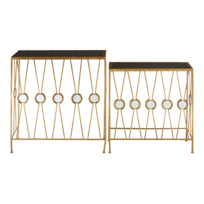 Mya 80cm Glass Top Console Table