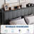 Full Size Lift Up Storage Bed, Upholstered Velvet Bed Frame with Storage Headboard, Metal Platform Bed, No Box Spring Needed, Solid Wooden Slats, Noise Free, Grey-283255572-283255570
