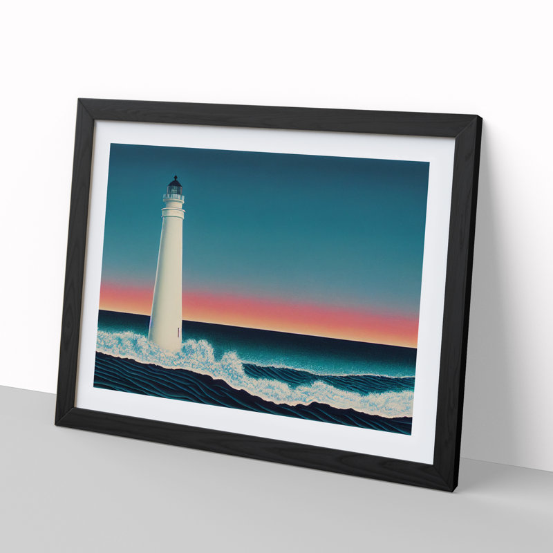 Special Lighthouse - Framed Print, Black Frame, 46cm H x 64cm W
