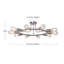 Plafonnier semi-encastré 30,7 po Keirston-1238144648