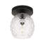 Plafonnier semi-encastré en verre Porrima-1878361966