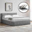 Ottoman Fabric Lift Up Storage Bed , UKFR Certified-774084014-774084013