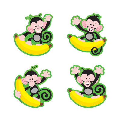 36 Piece Monkeys-bananas/mini Variety Accent Set