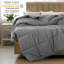 Édredon en microfibre gris de la collection Lux Décor-2047120353